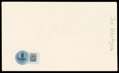 Joe Mantegna Criminal Minds Authentic Signed 3x5 Index Card BAS #BN89394
