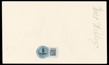 Walt Willey All My Children Authentic Signed 3x5 Index Card BAS #BP50638