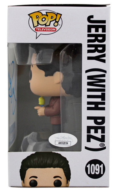 Jerry Seinfeld Signed #1091 w/ Pez Funko Pop Vinyl Figure w/ Blue Sig JSA