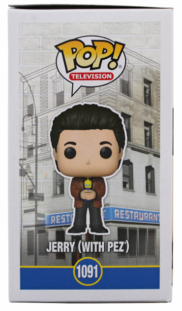 Jerry Seinfeld Signed #1091 w/ Pez Funko Pop Vinyl Figure w/ Blue Sig JSA