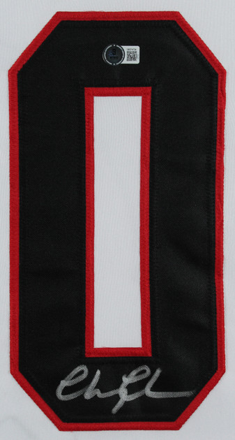 Chevy Chase Christmas Vacation Signed Santa Clark Griswold Framed Jersey BAS Wit