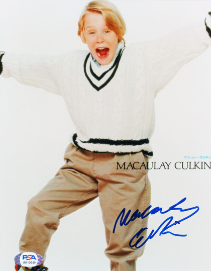 Macaulay Culkin Home Alone Authentic Signed 8x10 Framed Photo PSA/DNA #AK10549