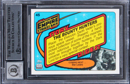 (5) Prowse, Bulloch +3 Signed 1999 Star Wars Chrome #45 Card Auto 10! BAS Slab