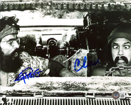 Tommy Chong & Cheech Marin Authentic Signed 8x10 Horizontal Photo BAS #BC37767