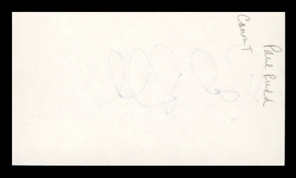 Paul Rudd Ant-Man Authentic Signed 3x5 Index Card Autographed BAS