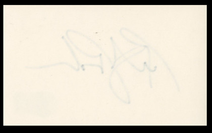 Rita Rudner Comedian & Actor Authentic Signed 3x5 Index Card BAS #BS29411