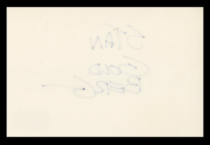 Stan Goldberg Comic Book Artist Authentic Signed 4x6 Index Card BAS #BS29380