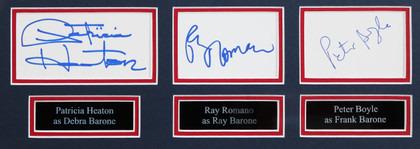 Everyone Loves Raymond (5) Romano, Heaton, Boyle +2 Signed Framed Display BAS