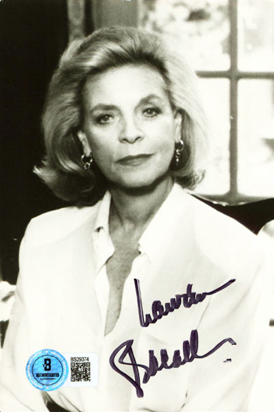Lauren Bacall The Big Sleep Authentic Signed 4x6 Photo Autographed BAS ...