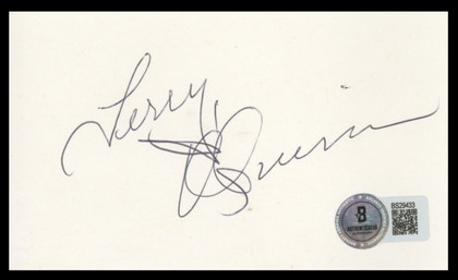 Terry O'Quinn Lost Authentic Signed 3x5 Index Card Autographed BAS #BS29433
