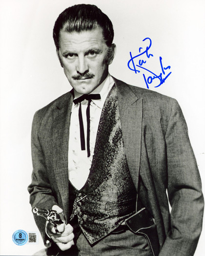 Kirk Douglas Gunfight at O.K. Corral Authentic Signed 8x10 Photo BAS #BS20951