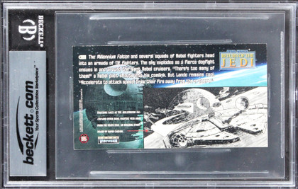Star Wars (3) Huston, Owyeung +1 Signed 1996 ROTJ WV #95 Card Auto 10! BAS Slab