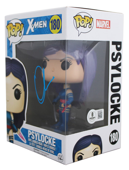 Olivia Munn X-Men Signed Psylocke #180 Funko Pop Vinyl Figure BAS #BQ58509