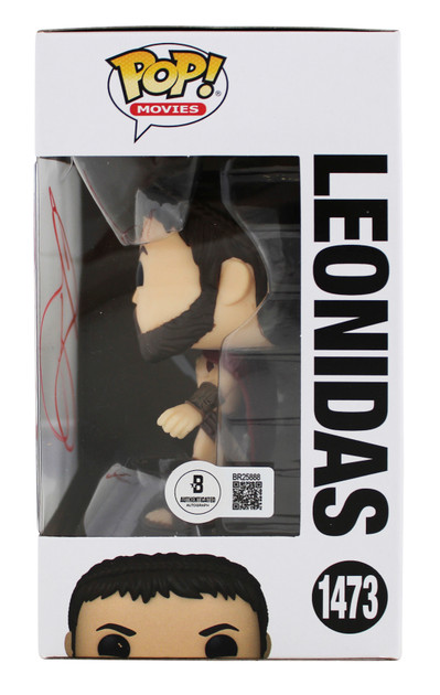 Gerard Butler 300 Signed Leonidas #1473 Funko Pop Vinyl Figure BAS #BR25888