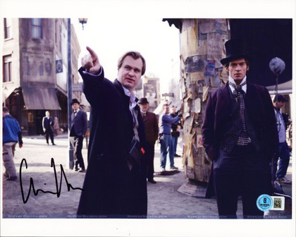 Christopher Nolan The Prestige Authentic Signed 8.5x11 Photo BAS #BS20940