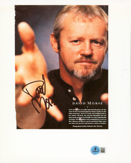 David Morse The Green Mile Authentic Signed 8.5x11 Vertical Photo BAS #BR41030