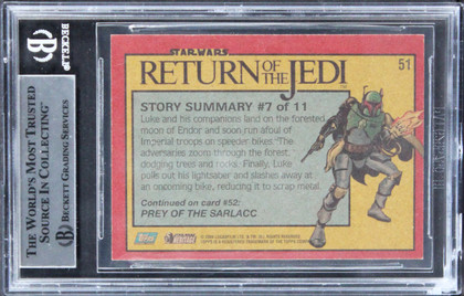 Star Wars (6) Bulloch, Wingreen +4 Signed 2004 SW Heritage #51 Card BAS Slabbed