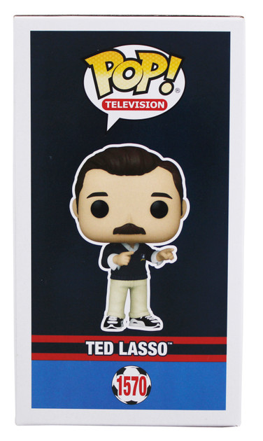 Jason Sudeikis Signed Ted Lasso #1570 Funko Pop Vinyl Figure JSA #CE85439