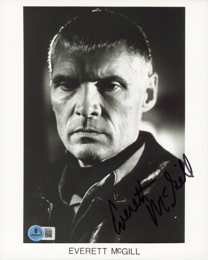 Everett McGill Heartbreak Ridge Authentic Signed 8x10 Vertical Photo BAS BR41071