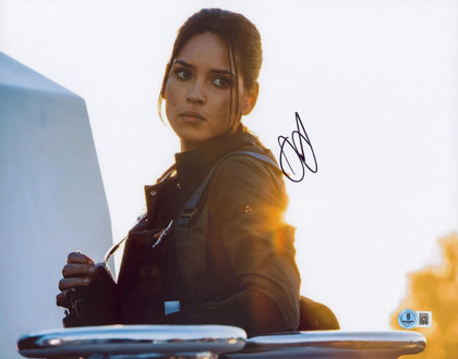 Adria Arjona 6 Underground Authentic Signed 11x14 Horizontal Photo BAS #BS40949