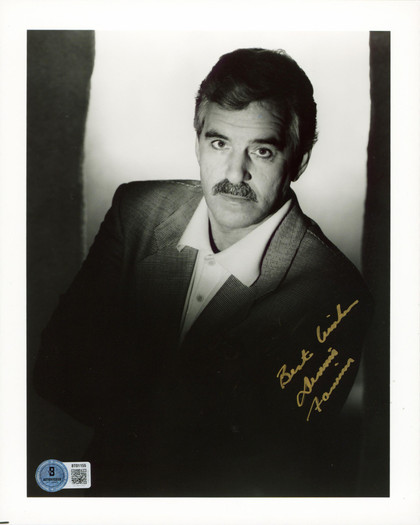 Dennis Farina Law & Order "Best Wishes" Authentic Signed 8x10 Photo BAS #BT01155