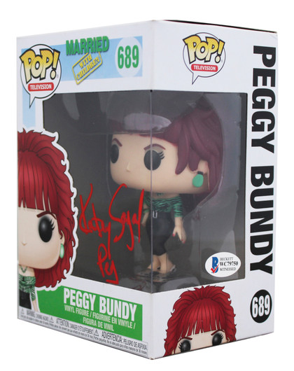 Katey Sagal Married W/ Children "Peg" Signed Peggy #689 Funko Pop Figure BAS Wit