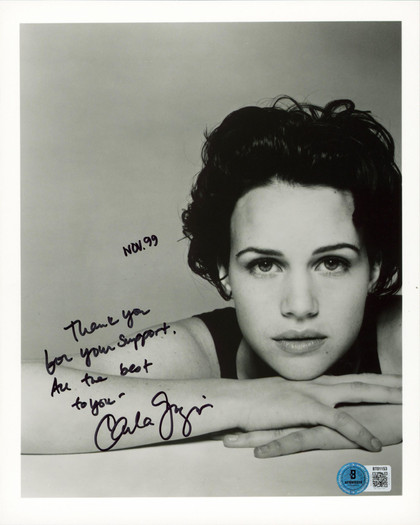 Carla Gugino The Space Between Us "Thank You..." Signed 8x10 Photo BAS BT01153