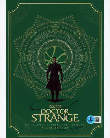 Chiwetel Ejiofor Doctor Strange Authentic Signed 8x10 Vertical Photo BAS BS96915