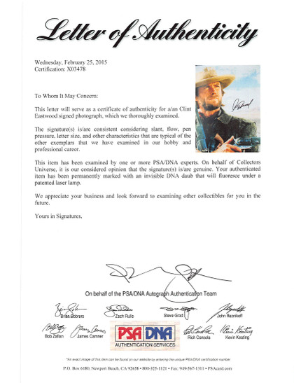 Clint Eastwood The Outlaw Josey Wales Signed 11x14 Framed Photo PSA/DNA #X03478