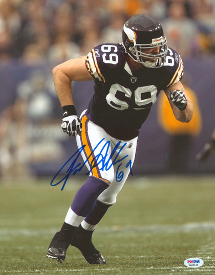 Vikings Jared Allen Authentic Signed 11x14 Photo Autographed PSA/DNA #3A88108
