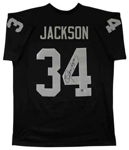 Bo Jackson Authentic Signed Black Pro Style Jersey Autographed BAS