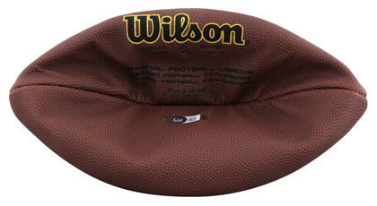 Steelers Kordell Stewart Signed Wilson Super Grip Football BAS Witness #W106454