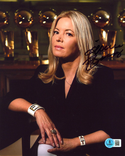 Lakers Jeanie Buss Authentic Signed 8x10 Vertical Photo Autographed BAS 4