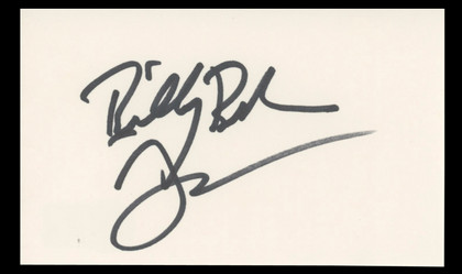 Billy Bob Thornton Landman Authentic Signed 3x5 Index Card BAS #BT02461
