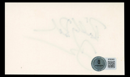 Billy Bob Thornton Landman Authentic Signed 3x5 Index Card BAS #BT02461