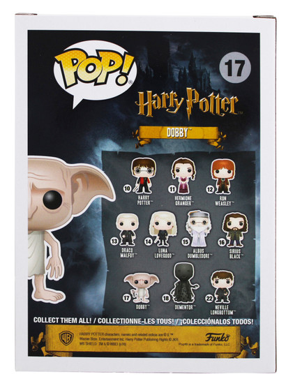 Toby Jones Harry Potter Authentic Signed Dobby #17 Funko Pop Vinyl Figure BAS