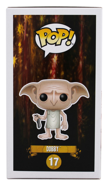 Toby Jones Harry Potter Authentic Signed Dobby #17 Funko Pop Vinyl Figure BAS