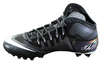 Lions Calvin Johnson Signed Signature Series Right Football Cleat BAS Witnessed