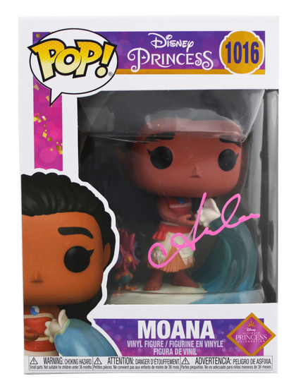 Auliʻi Cravalho Authentic Signed Moana #1016 Funko Pop Vinyl Figure BAS #BT67937