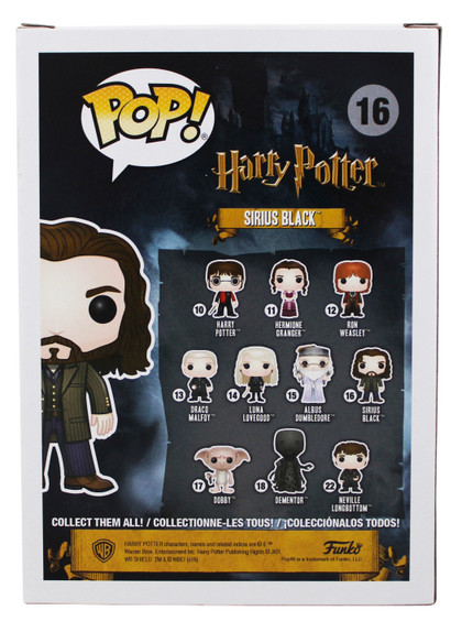 Gary Oldman Harry Potter Signed Sirius Black #16 Funko Pop Figure JSA #CE80664