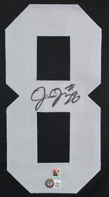 Josh Jacobs Authentic Signed Black Pro Style Jersey Autographed BAS Witnessed