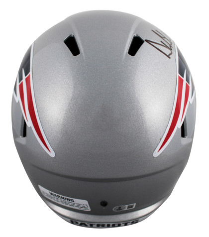 Patriots Drew Bledsoe Authentic Signed Full Size Speed Rep Helmet BAS Witnessed