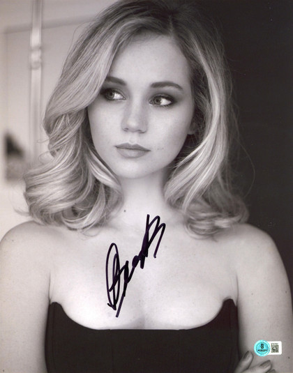 Brec Bassinger DC's Stargirl Authentic Signed 11x14 Vertical Photo BAS #BT67852