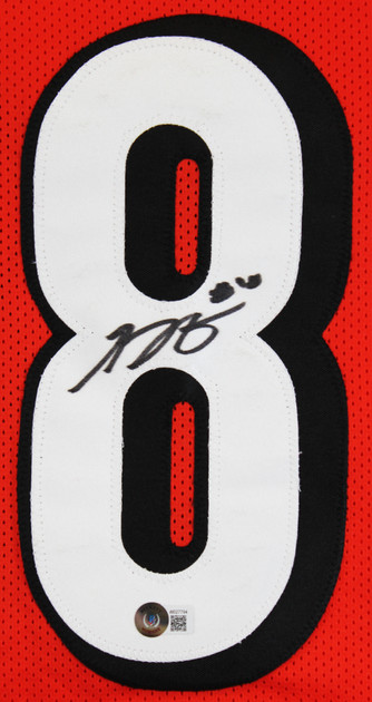 A.J. Green Authentic Signed Orange Pro Style Jersey BAS Witnessed #W027794