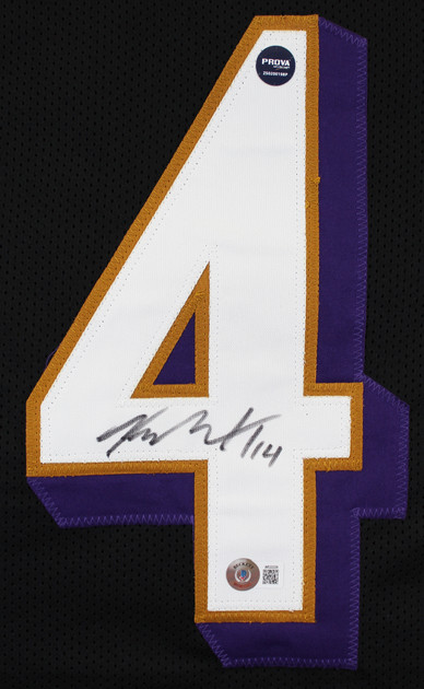 Kyle Hamilton Authentic Signed Black Pro Style Jersey Autographed BAS Witnessed