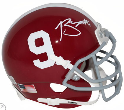 Bryce Young Signed Alabama Crimson Tide  Schutt #9 Authentic Mini Helmet  Beckett/Bas (Heisman)