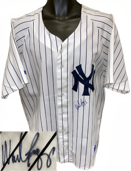 Wade Boggs Signed New York Yankees Official Mlb Authentic Russell Athletic Jersey– Jsa #Al63951