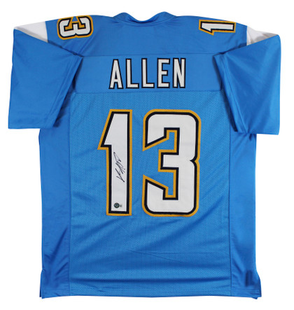 Keenan Allen Authentic Signed Powder Blue Pro Style Jersey BAS Witnessed