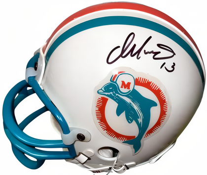 Dan Marino Signed Miami Dolphins Riddell Rep Tb Nfl Mini Helmet #13  Upper Deck Collector's Choice Holo