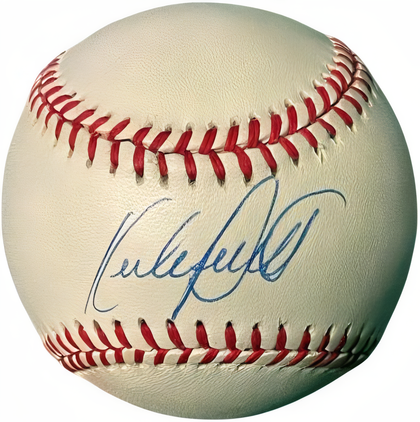 Kirby Puckett Has Hand Signed This Official Rawlings Roal American League Baseball  Beckett Review (Minnesota Twins/Hof)